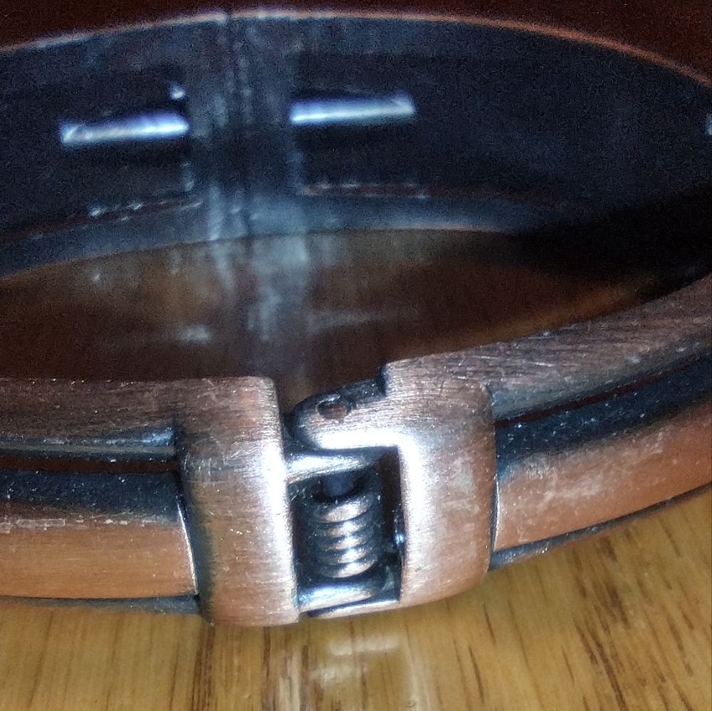 Heavy solid copper cuff bracelet - Picture 14 of 16